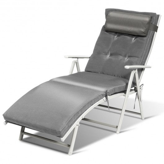 Outdoor Lightweight Folding Chaise Lounge Chair