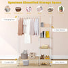 Clothes Garment Rack Free Standing Storage Tower