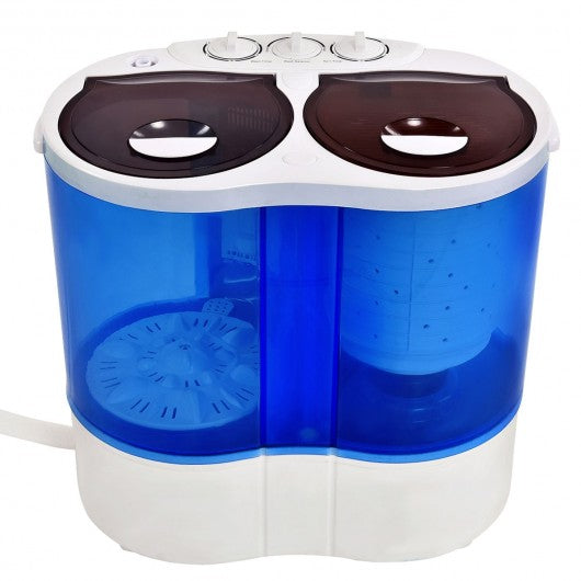 Portable Compact Twin Tub Mini Washing Machine