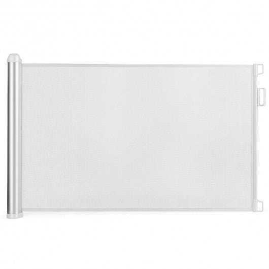 Baby Safety Gate w/ Easy Latch & Flexible Design-White
