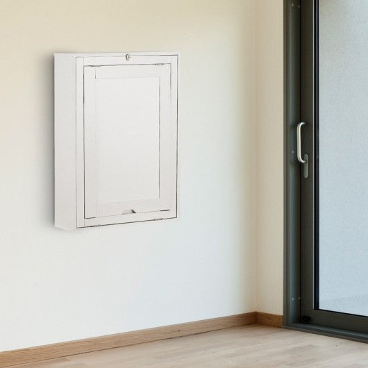 Wall Mounted Fold-Out Convertible Floating Desk Space Saver