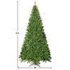 9Ft Unlit Hinged PVC Artificial Christmas Tree