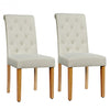 Set of 2 Tufted Dining Chair