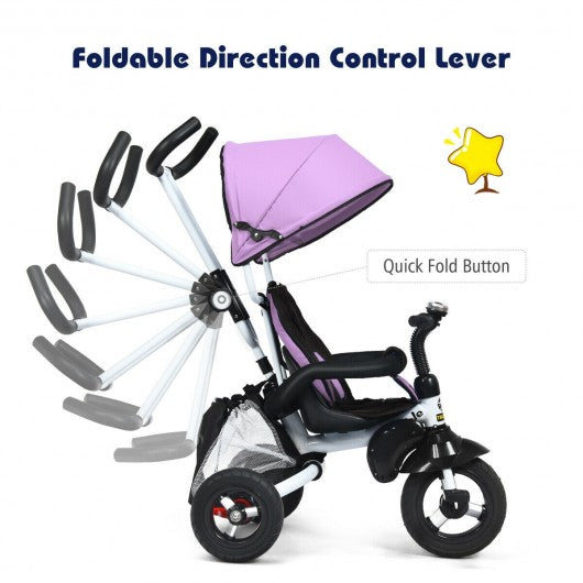6-In-1 Kids Baby Stroller Tricycle Detachable Learning Toy Bike