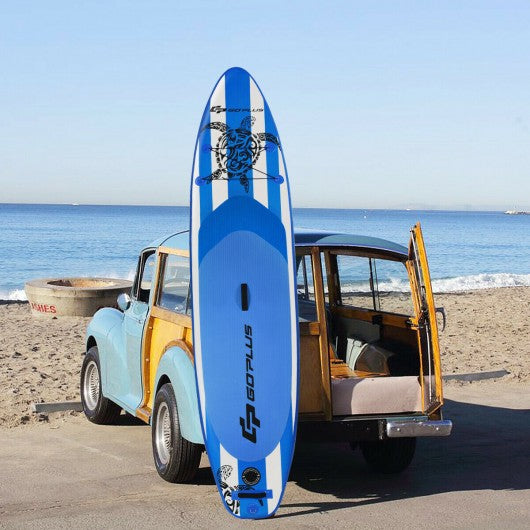 10.6' Inflatable Adjustable Paddle Board with Carry Bag