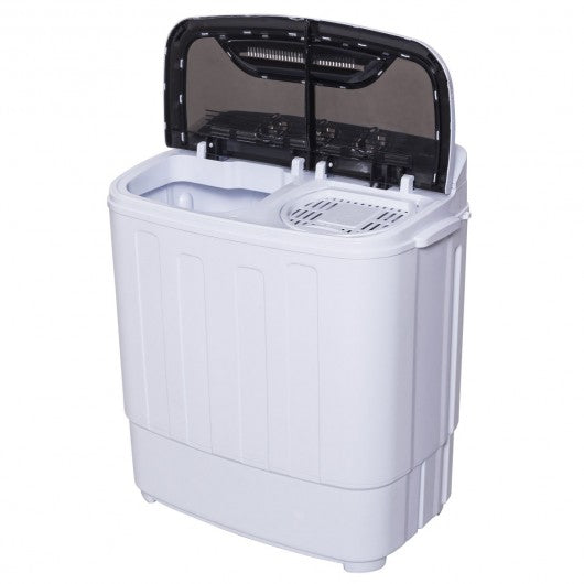 8 Lbs Compact Mini Twin Tub Washing Spiner Machine