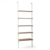 5-Tier Metal Frame Ladder Shelf