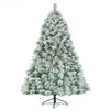 7ft Artificial Christmas Tree with Snowy Pine Needles