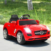 New Red Mercedes Benz sls r/c Mp3 Kids Ride on Car Electric Battery Toy