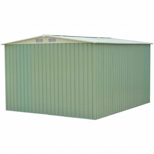 Galvanized Steel Garden Storage Shed Tool House