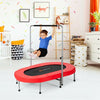 Foldable Double Mini Kids Fitness Rebounder Trampoline-Red