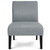 Modern Upholstered Armless Cozy Fabric Chair