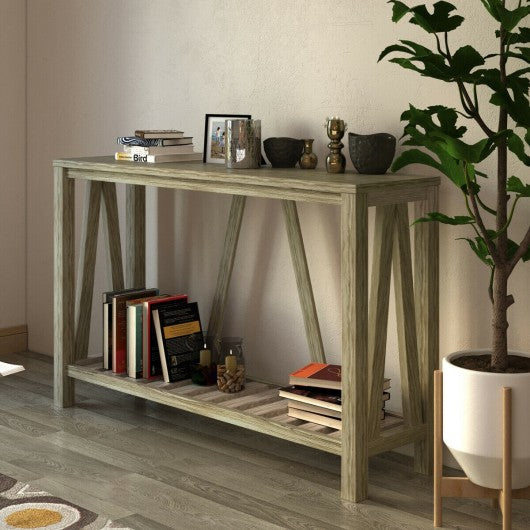 52 Inch Long Console End Sofa Table