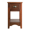 Contemporary Chair Side End Table Compact Table with Drawer Nightstand