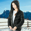 Hooded Electric USB Women's Down Heated Jacket