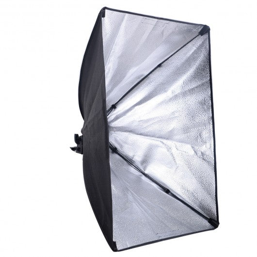 2 PCS Lighting Softbox Stand Photography Equipment Light Kit