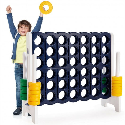 Jumbo 4-to-Score 4 in A Row Giant Game Set Outdoor Indoor Kids Adults Family Fun