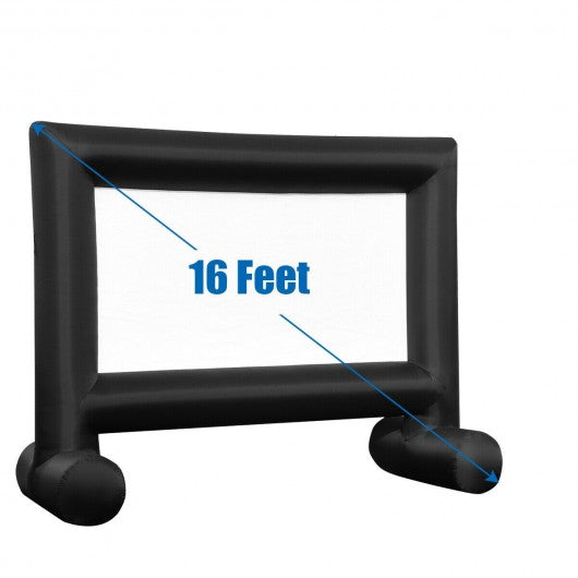 Inflatable Outdoor Movie Projector Screen with Blower