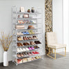 50 Pair 10 Tiers Shoe Rack Shelf Storage Organizer 