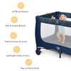 Portable Baby Playpen with Mattress Foldable Design