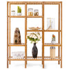 Multifunctional Bamboo Shelf Storage Organizer Rack