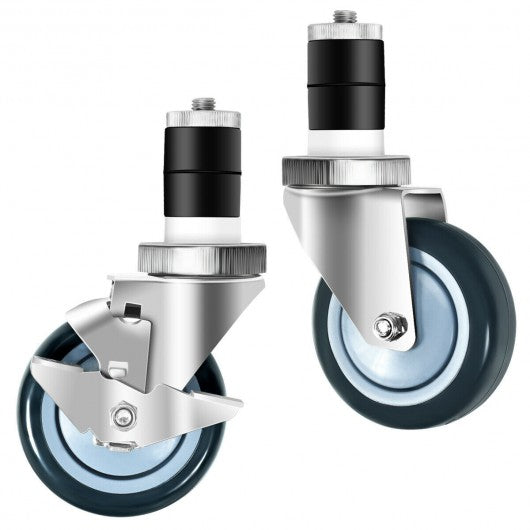 Set of 4 Swivel Caster Wheel with Brake