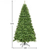 7.5Ft Unlit Hinged PVC Artificial Christmas Tree