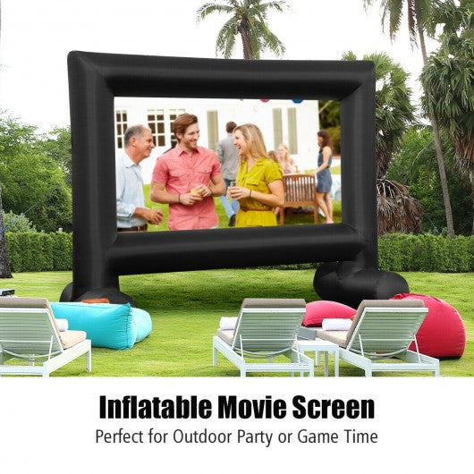 Inflatable Outdoor Movie Projector Screen with Blower