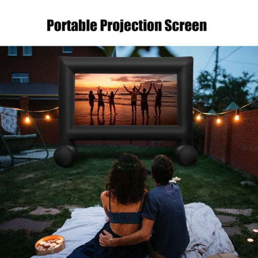 Inflatable Outdoor Movie Projector Screen with Blower