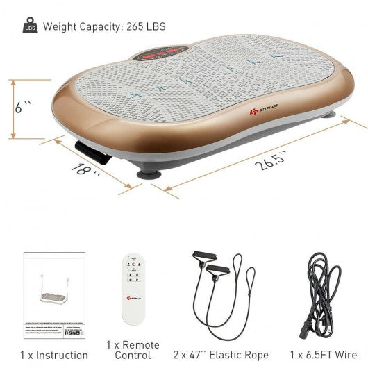 Vibration Plate Exercise Machine with 3 Gears Vibration Frequency