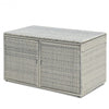 88 Gallon Garden Patio Rattan Storage Container Box