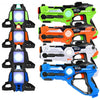 Set of 4 Laser Tag Gun Blasters and Vests