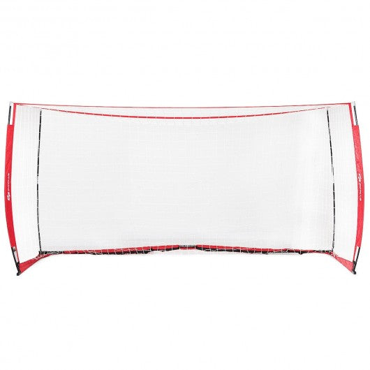 6'/12' Durable Bow Style Soccer Goal Net with Bag-8' x 4'