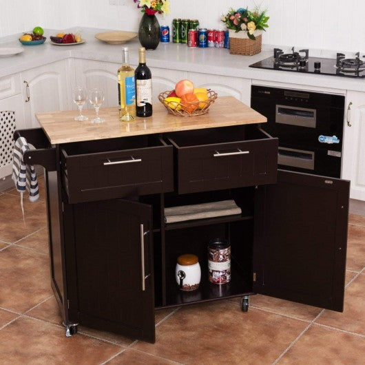 Heavy Duty Utility Modern Rolling Kitchen Cabinet Cart