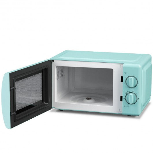 0.7 Cu. ft Retro Countertop Compact Microwave Oven