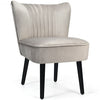 Set of 2 Armless Upholstered Leisure Accent Chair