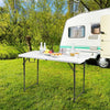 4ft Adjustable Camping and Utility Folding Table