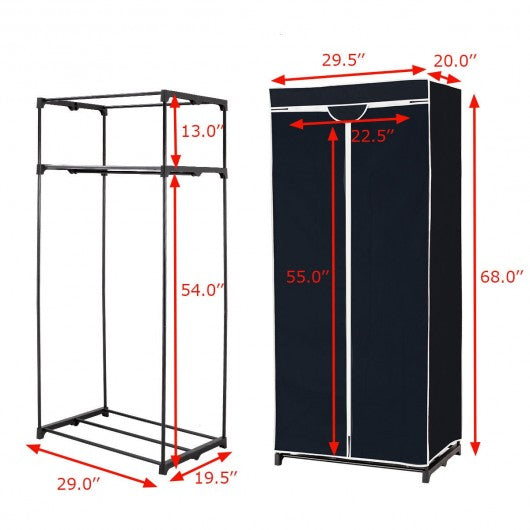 Non-woven Fabric Wardrobe Storage Portable Clothes Closet