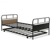 Twin Daybed and Trundle Frame Set Trundle Day Bed