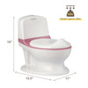 Kids Realistic Flushing Sound Lighting Potty Training Transition Toilet