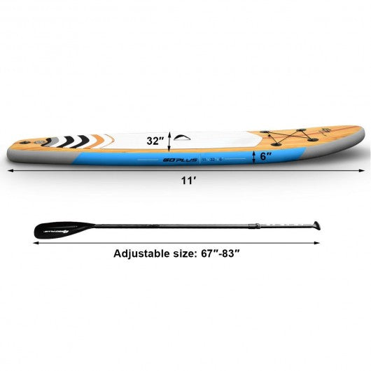 10' Inflatable Stand up Paddle Board Surfboard SUP with Bag