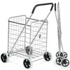 Portable Folding Shopping Cart Utility for Grocery Laundry