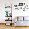 5-Tier Leaning Wall Display Bookcase