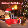 5 ft Inflatable Christmas Dog with LED Lights