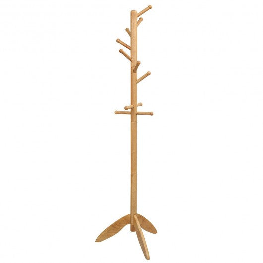 Wooden Free Standing Coat Rack