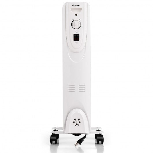 1500W Oil Filled Radiator Heater with Dual Safe Protections