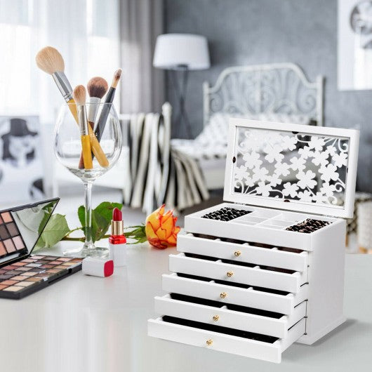 Large Wooden Jewelry Box