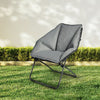 Folding Saucer Padded Chair Soft Wide Seat