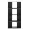 4-tier Bookcase One Fixed and Three Adjustable Shelves