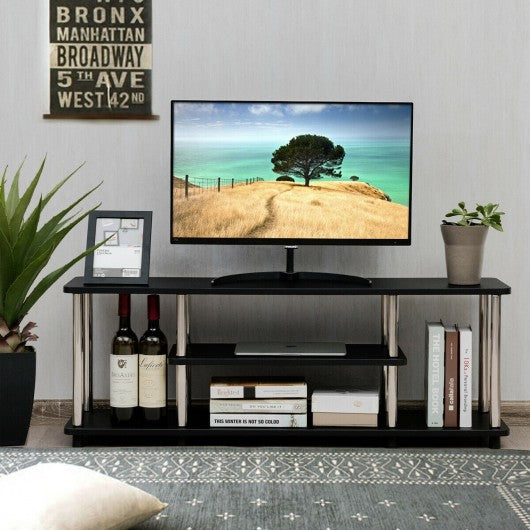 3-Tier 110lbs Stainless Steel Listed Universal TV Stand